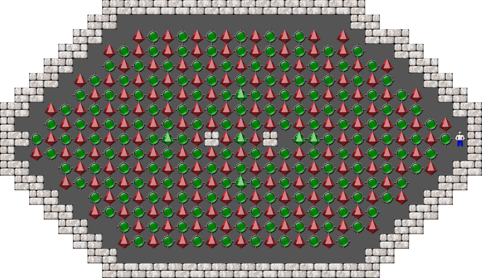 Sokoban Monry and Panda Arranged level 23